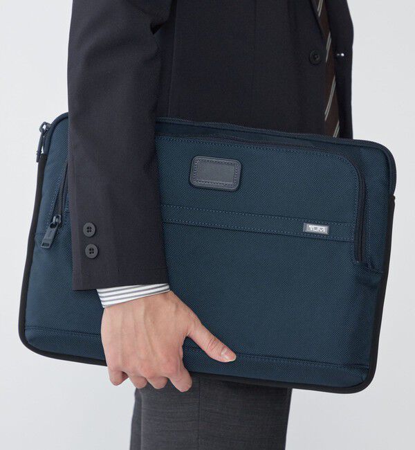 SHIPS「【SHIPS別注】TUMI:ラージ（PC15インチまで）・ラップトップ・カバー」|ビジネスバッグ|ネイビー