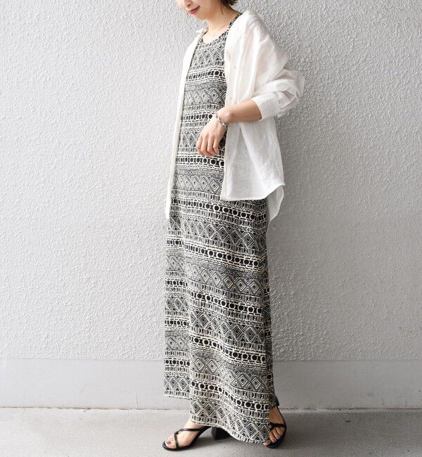 SHIPS for women「プリントホルターネックワンピース◇」|ワンピース|