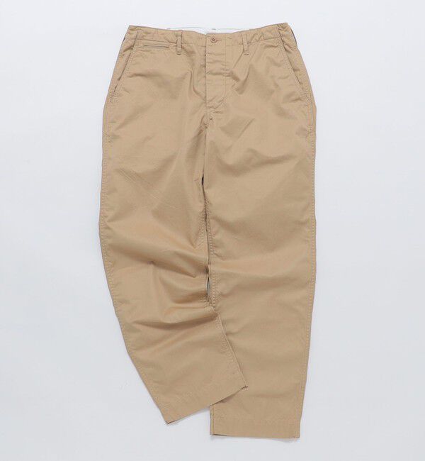 SHIPS「SHIPS STANDARD: GIZAコットン ツイル M-41 チノパンツ」|チノ|