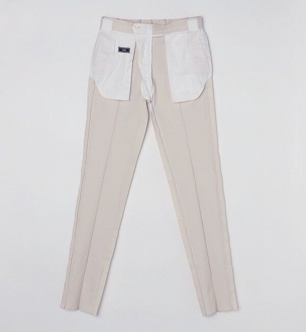 SHIPS「SHIPS:〈手洗い可能〉コットン ノープリーツ コードレーン パンツ」|チノ|