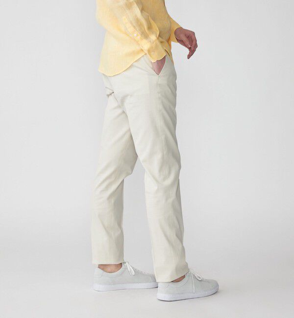 SHIPS「SHIPS:〈手洗い可能〉コットン ノープリーツ コードレーン パンツ」|チノ|