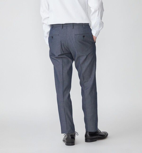 SHIPS「SHIPS:〈手洗い可能〉コットン ノープリーツ コードレーン パンツ」|チノ|