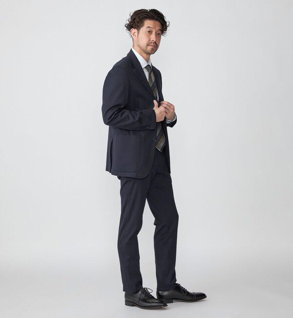 SHIPS「SHIPS:〈手洗い可能〉コットン ノープリーツ コードレーン パンツ」|チノ|