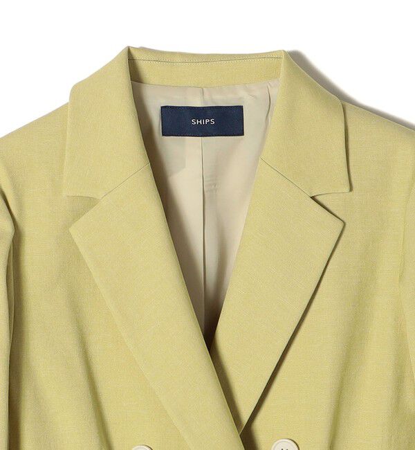 SHIPS for women「コットン リネン オックス ダブル ジャケット」|その他|