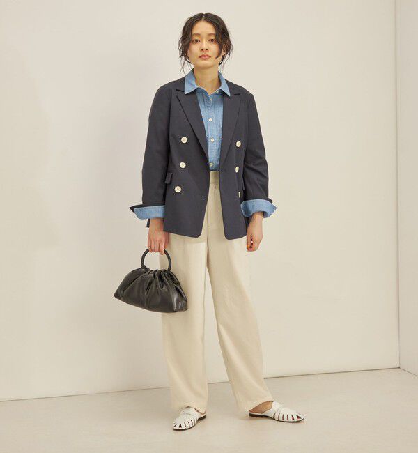 SHIPS for women「コットン リネン オックス ダブル ジャケット」|その他|