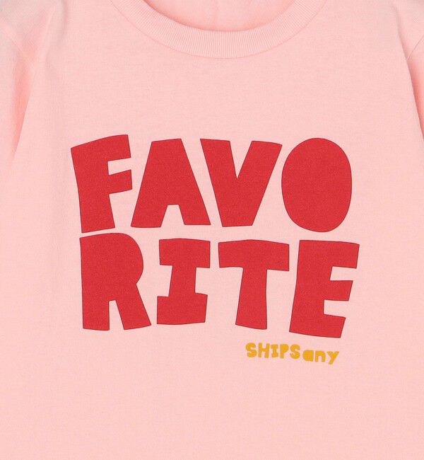 SHIPS any「SHIPS any: タイポグラフィー プリント ロンT<KIDS>◇」|Tシャツ・カットソー|