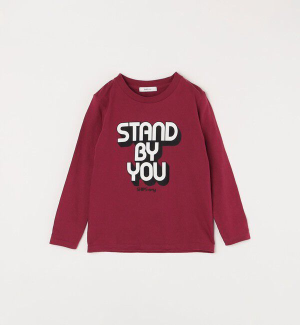SHIPS any「SHIPS any: タイポグラフィー プリント ロンT<KIDS>◇」|Tシャツ・カットソー|