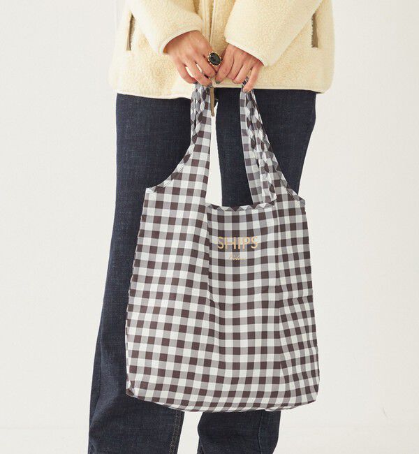SHIPS Colors 「SHIPS Colors:〈手洗い可能〉リサイクル エコバッグ (M)」|エコバッグ|