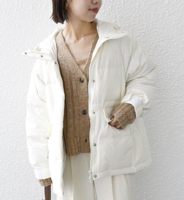 SHIPS any「SHIPS any: フーディ ショート ダウン ジャケット」|ダウン|