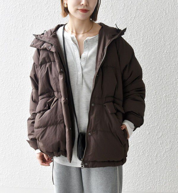 SHIPS any「SHIPS any: フーディ ショート ダウン ジャケット」|ダウン|