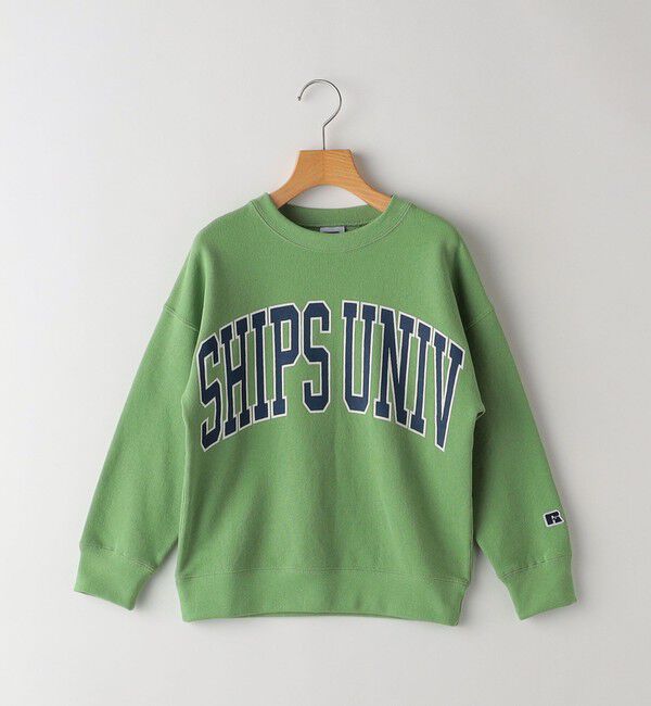 SHIPS KIDS「【SHIPS KIDS別注】RUSSELL ATHLETIC:80～90cm / スウェット」|スウェット・ジャージ|グリーン