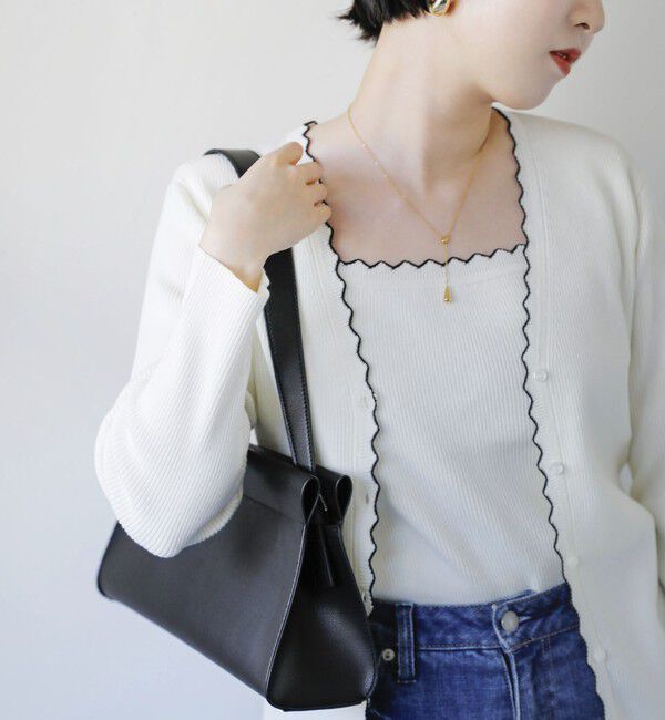 quaranciel「quaranciel: レクタングル ワンハンドル ショルダーバッグ」|ショルダー・メッセンジャー|