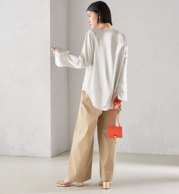 SHIPS for women「〈手洗い可能〉サテン ブラウス◇」|シャツ・ブラウス|