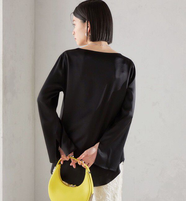 SHIPS for women「〈手洗い可能〉サテン ブラウス◇」|シャツ・ブラウス|