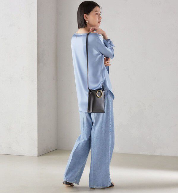 SHIPS for women「〈手洗い可能〉サテン ブラウス◇」|シャツ・ブラウス|