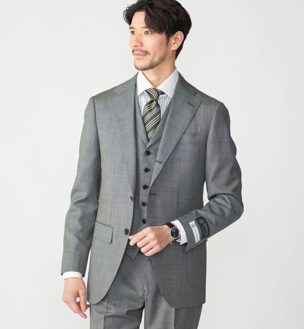 SHIPS「SHIPS: ラグジュアリー ドーメル バーズアイ ベスト」|ベスト・ジレ|