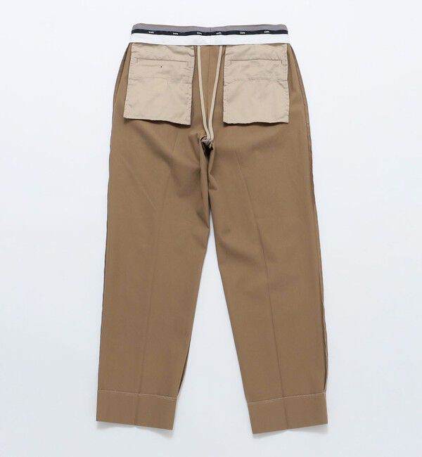 SHIPS「SHIPS: ワンプリーツ オーガニック ツイル パンツ」|スラックス|