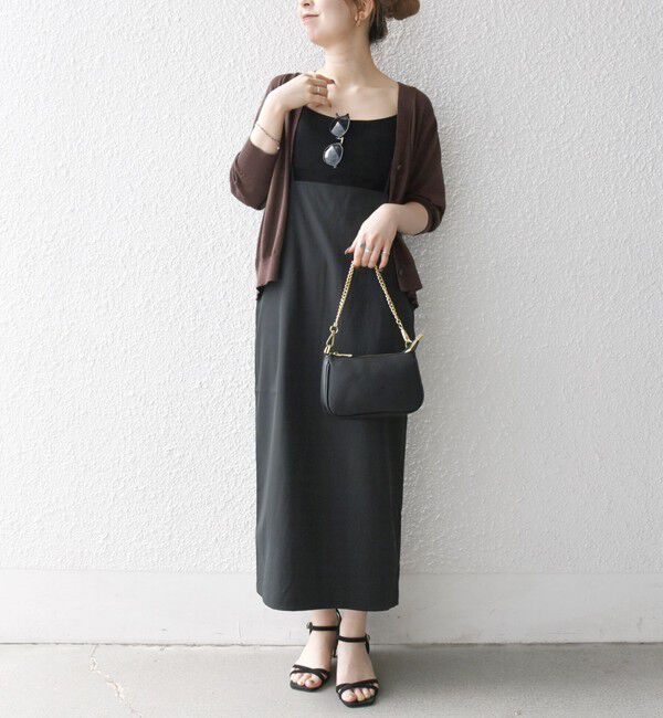 SHIPS any「《一部追加予約》SHIPS any:〈手洗い可能〉リネン ミックス Vネック ショート シアー カーディガン」|カーディガン|