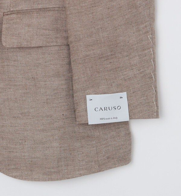 SHIPS「【SHIPS別注】CARUSO: AIDA リネン バスケット ジャケット」|テーラードジャケット|