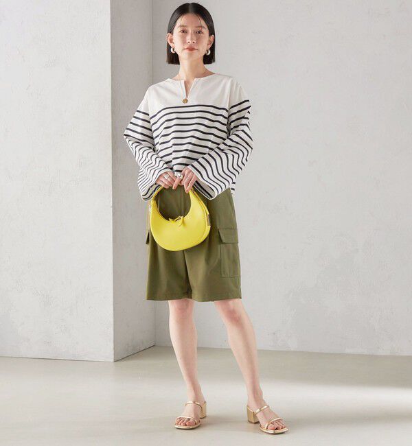 SHIPS for women「〈手洗い可能〉ハイカウント ハーフ パンツ」|その他|