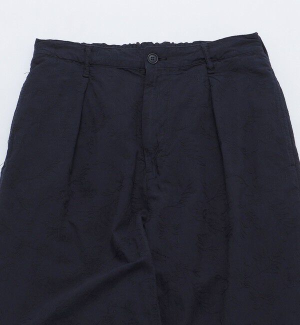 SHIPS「SHIPS:〈洗濯機可能〉エンブロイダリー イージー トラウザーズ (セットアップ対応)」|スラックス|