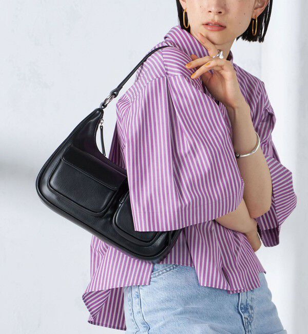 SHIPS for women「NUCLE: LUE ◇」|ショルダー・メッセンジャー|ブラック