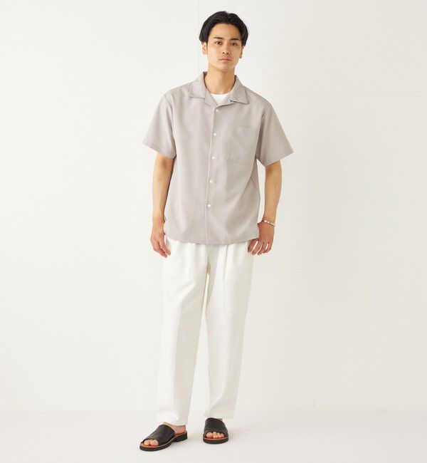 SHIPS Colors 「SHIPS Colors:ポリトロ オープンカラー シャツ(セットアップ対応可能)◇」|シャツ・ブラウス|