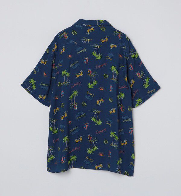 SHIPS Colors 「SHIPS Colors:〈洗濯機可能〉レーヨン プリント オープンカラー シャツ」|シャツ・ブラウス|