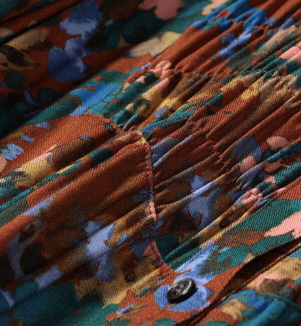 SHIPS any「SHIPS any: 〈手洗い可能〉TROUILLET フラワー プリント ワンピース」|ワンピース|