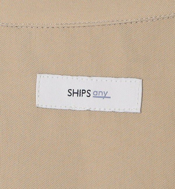 SHIPS any「SHIPS any: 〈洗濯機可能〉ビスコース モザイクツイル ライト オープンカラー シャツ◇」|シャツ・ブラウス|