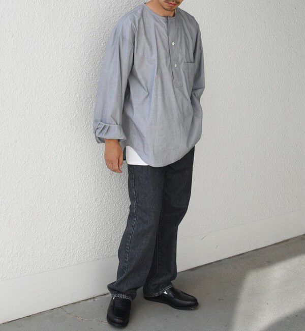 SHIPS any「SHIPS any: オーバーサイズ コットン スリーピング シャツ◇」|シャツ・ブラウス|