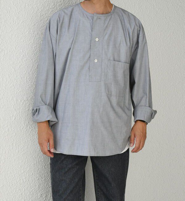 SHIPS any「SHIPS any: オーバーサイズ コットン スリーピング シャツ◇」|シャツ・ブラウス|