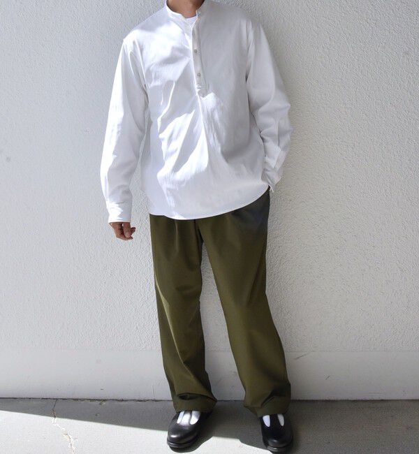 SHIPS any「SHIPS any: SORONA(R) ストレッチ ジャージー バンドスキッパー プルオーバー シャツ◇」|シャツ・ブラウス|