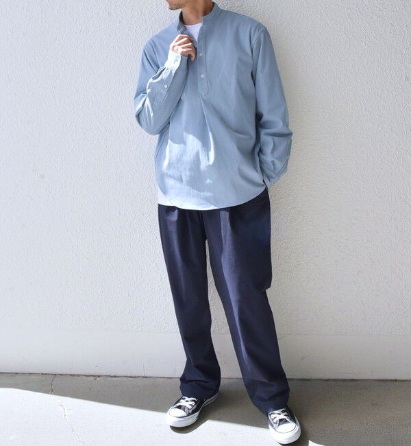 SHIPS any「SHIPS any: SORONA(R) ストレッチ ジャージー バンドスキッパー プルオーバー シャツ◇」|シャツ・ブラウス|