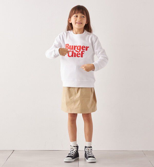 SHIPS any「【SHIPS any別注】Burger Chef: ロゴ プリント スウェット<KIDS>」|スウェット・ジャージ|