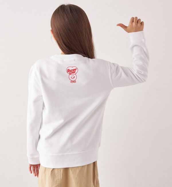 SHIPS any「【SHIPS any別注】Burger Chef: ロゴ プリント スウェット<KIDS>」|スウェット・ジャージ|