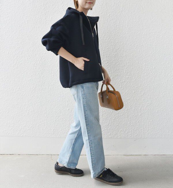 SHIPS for women「【WEB限定】〈手洗い可能〉ダンボール ダブルジップ フーディー 1」|パーカー|