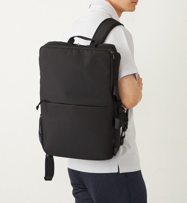 SHIPS Colors 「CROSS CANVAS:3WAY バッグ◇」|ビジネスバッグ|ブラック