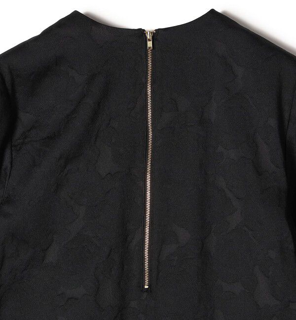 SHIPS for women「〈手洗い可能〉フラワー ジャカード フレア ワンピース」|ワンピース|