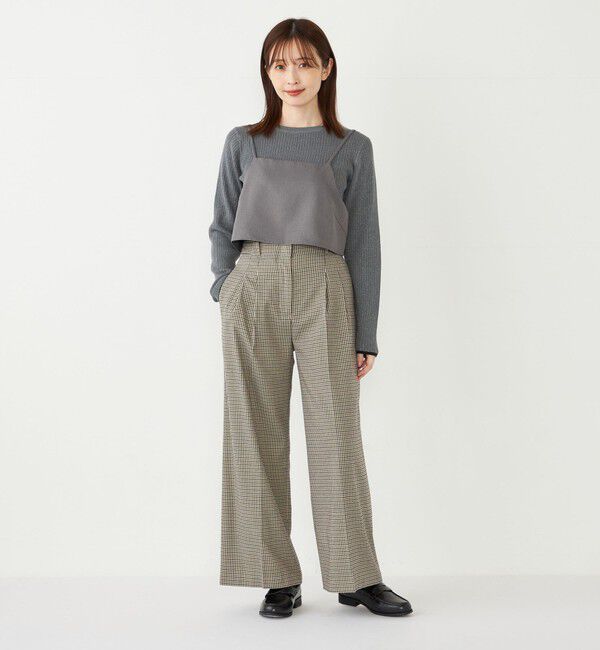 SHIPS Colors 「SHIPS Colors:〈洗濯機可能〉ビスチェ セット シャツ ワンピース」|ワンピース|