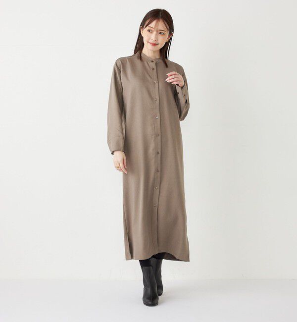 SHIPS Colors 「SHIPS Colors:〈洗濯機可能〉ビスチェ セット シャツ ワンピース」|ワンピース|