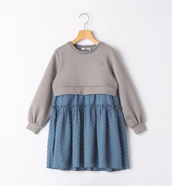 SHIPS KIDS「SHIPS KIDS:90cm / ドッキング ワンピース」|ワンピース|ブルー