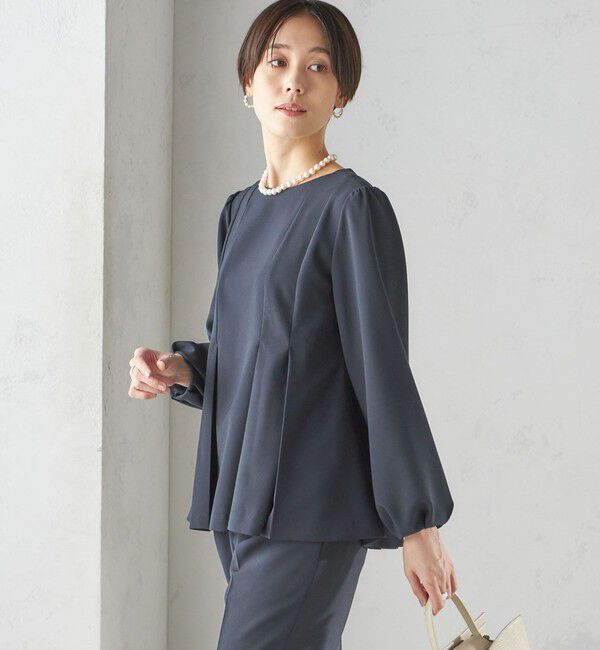 SHIPS for women「ダブル クロス ブラウス（セレモニー対応可）」|シャツ・ブラウス|