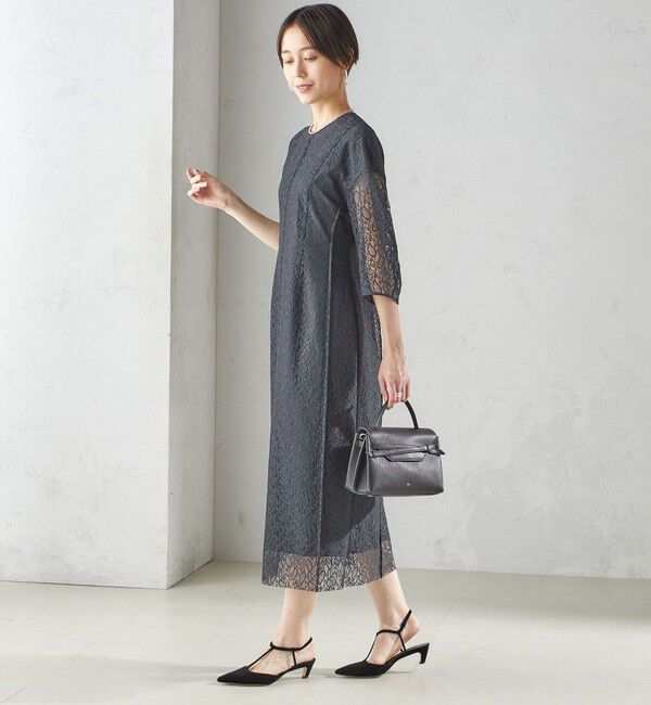 SHIPS for women「〈手洗い可能〉レース ワンピース」|ワンピース|