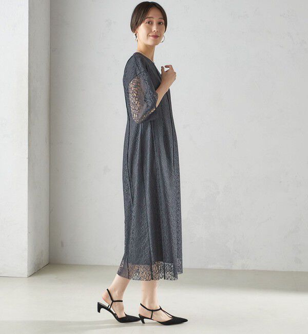 SHIPS for women「〈手洗い可能〉レース ワンピース」|ワンピース|