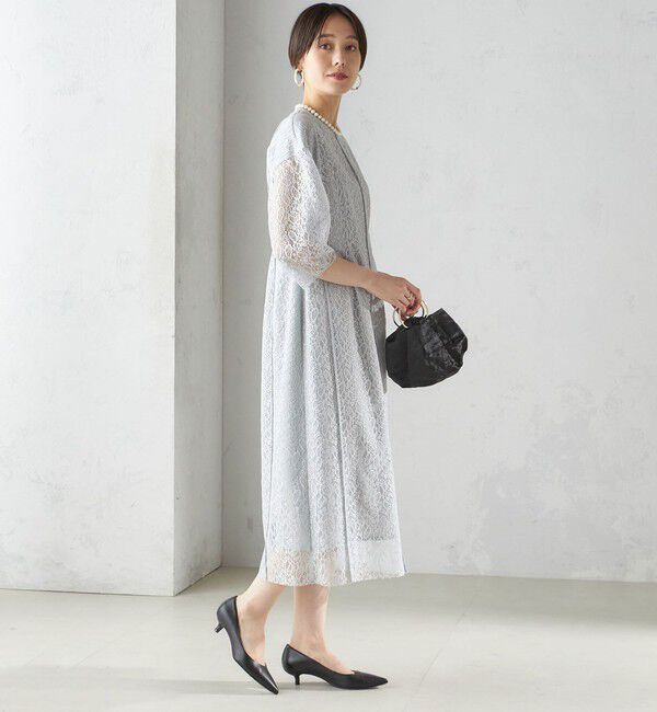 SHIPS for women「〈手洗い可能〉レース ワンピース」|ワンピース|