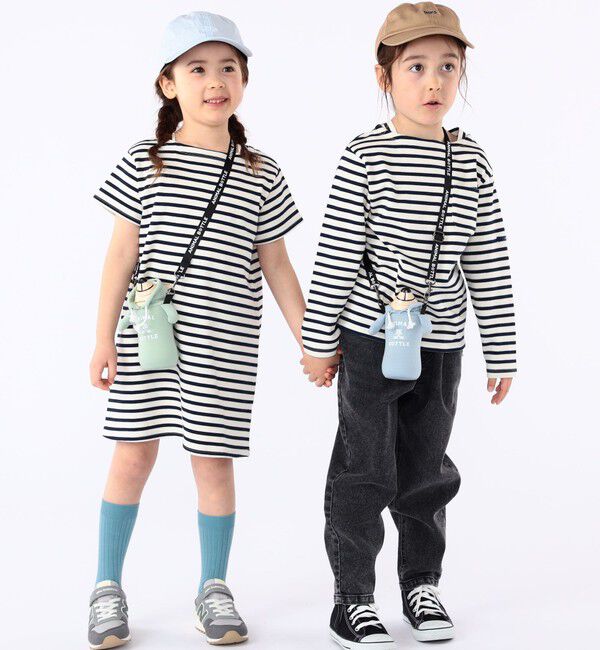 SHIPS KIDS「SHIPS KIDS:100～130cm / ボーダー ワンピース」|ワンピース|