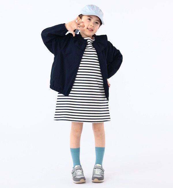 SHIPS KIDS「SHIPS KIDS:100～130cm / ボーダー ワンピース」|ワンピース|