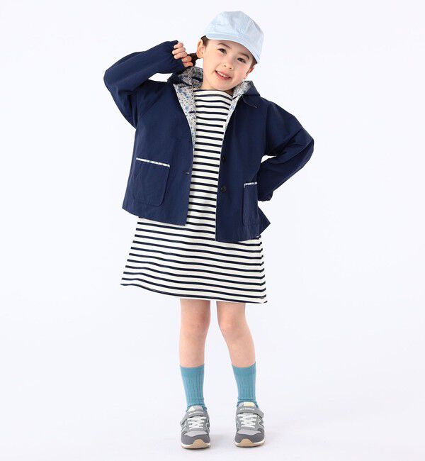 SHIPS KIDS「SHIPS KIDS:100～130cm / ボーダー ワンピース」|ワンピース|
