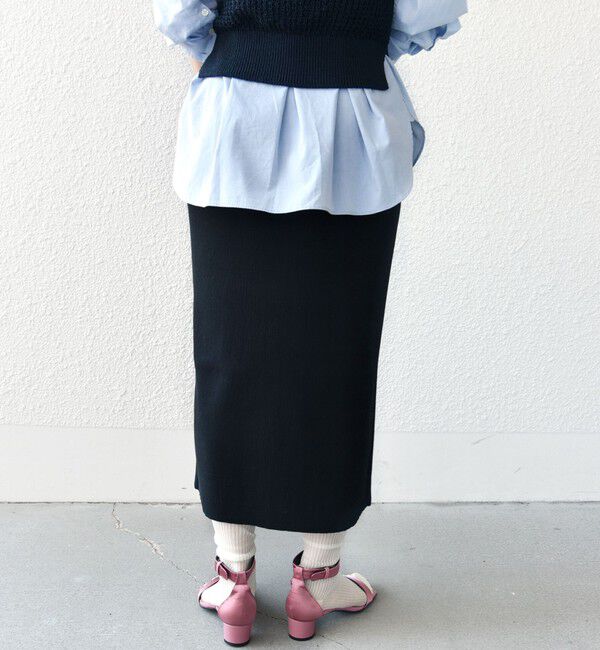 SHIPS for women「〈手洗い可能〉前後 2WAY リブ ニット スカート」|スカート|